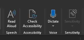 Office 365 Voice Dictation